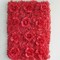Red Silk Roses Hydrangea 11 sq ft UV Protected Wall Backdrop Vertical Panels